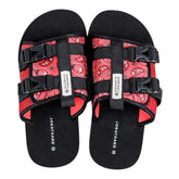 Jonathan D Praisley Sandal -Black & Red